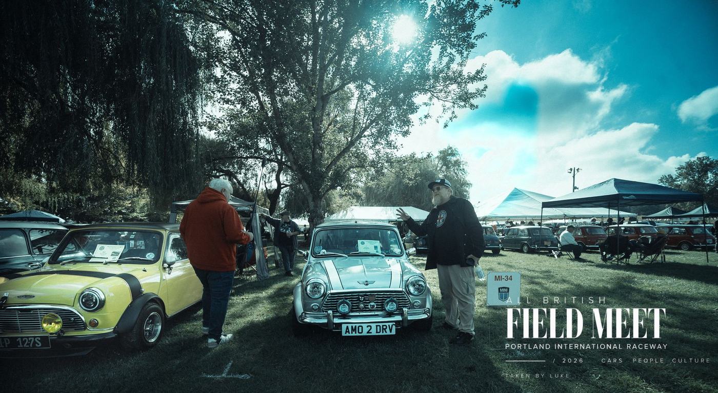 Owners between a yellow and silver Mini